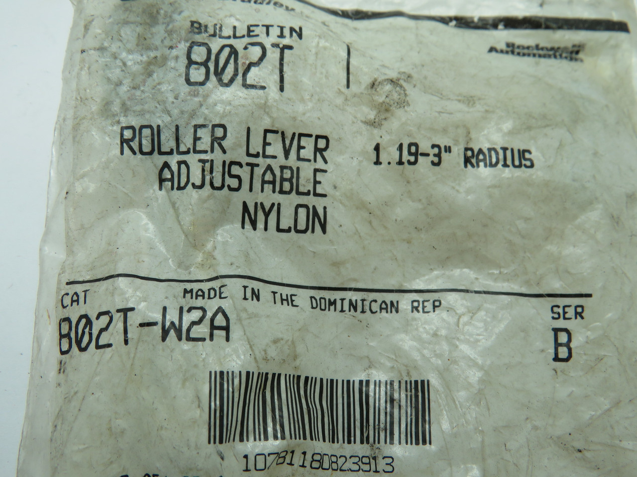 Allen-Bradley 802T-W2A Series B Adjustable Limit Switch Lever DIRTY BAG NWB