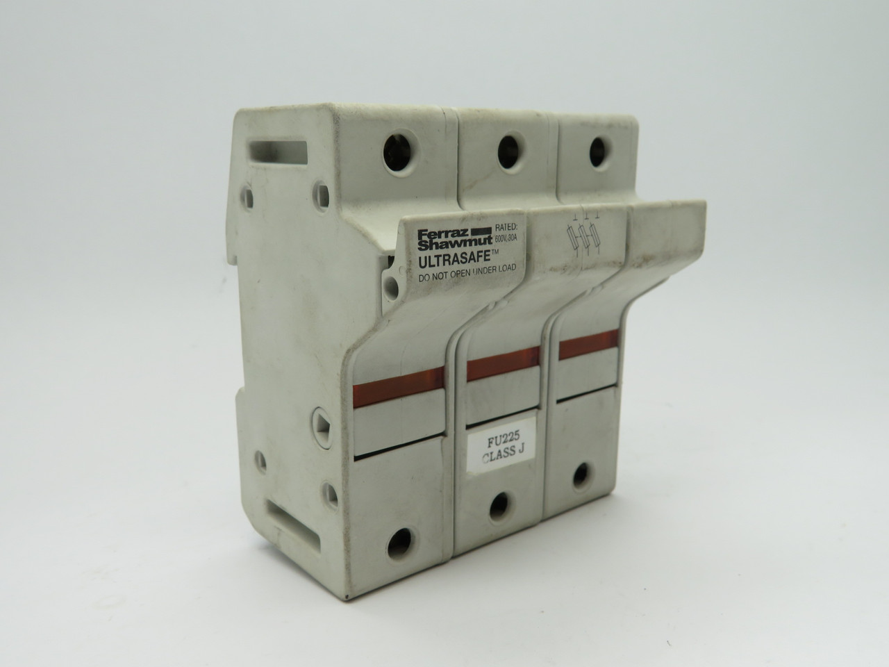 Ferraz Shawmut US3J3I Fuse Holder 30A 600V 3-Pole USED