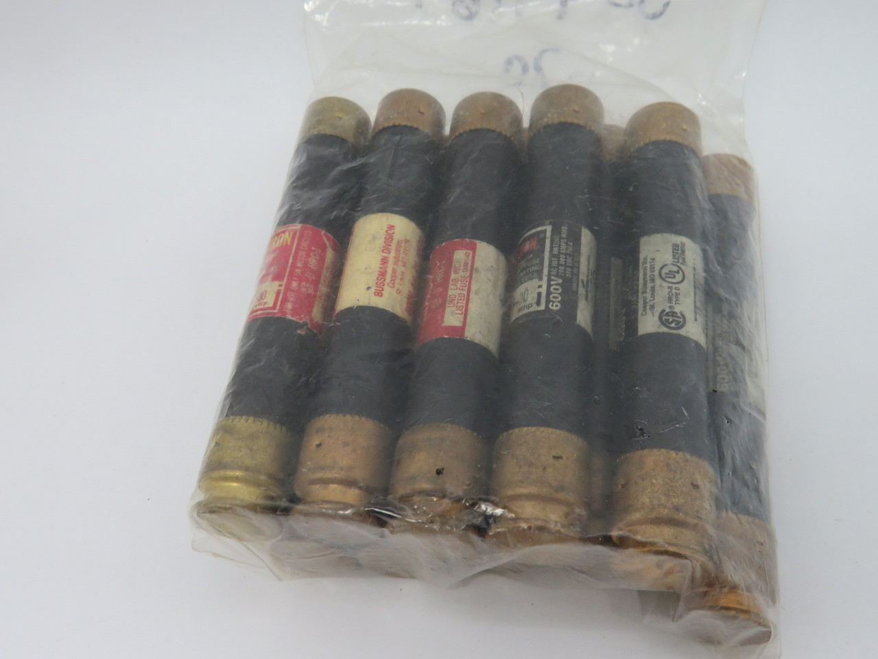 Fusetron FRS-R-30 Time Delay Current Limiting Fuse 30A 600V Lot of 10 USED