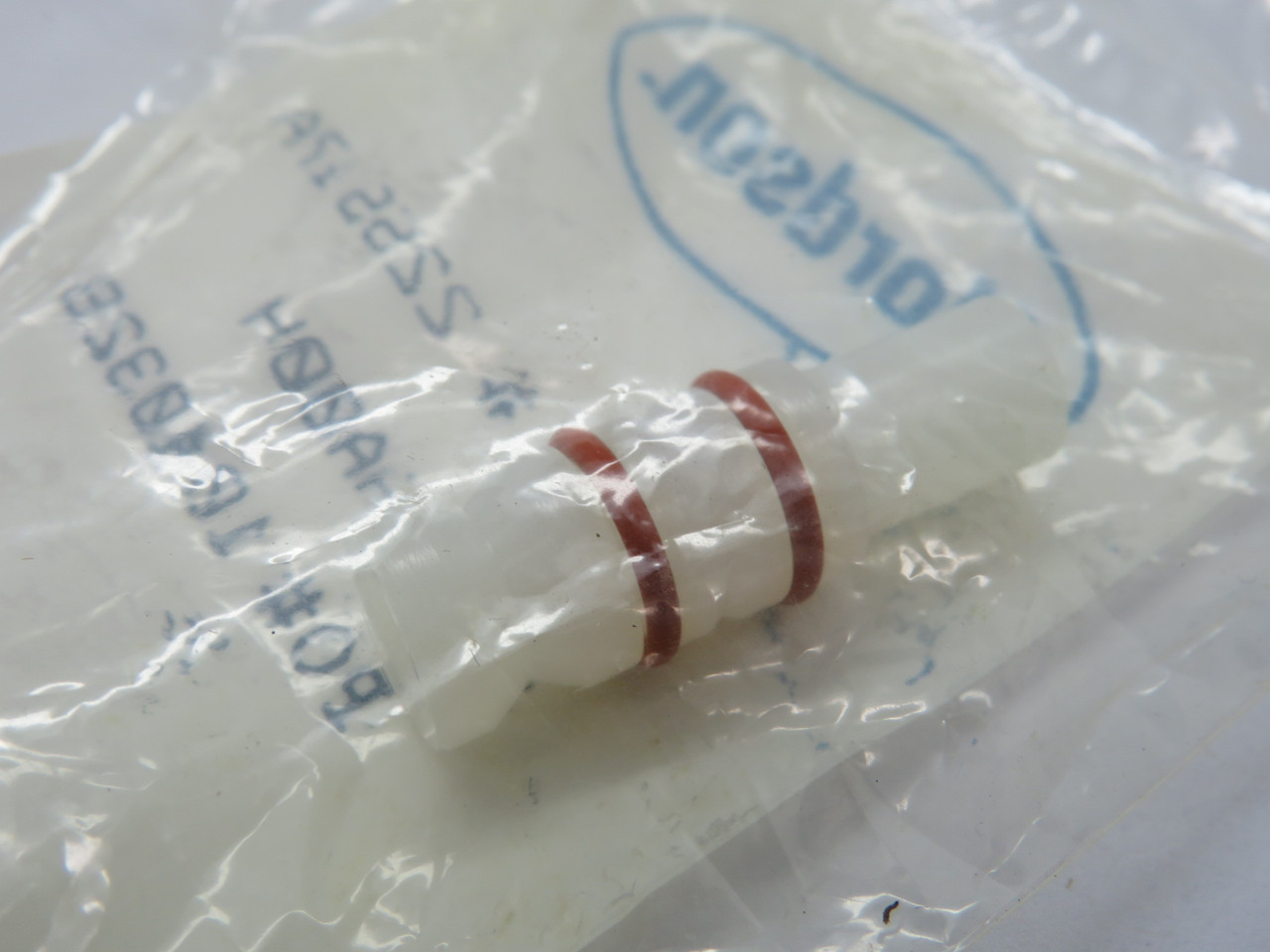 Nordson 225547A Tivar Throat w/ O-Rings for Powder Feed Pump 0.188" ID NWB