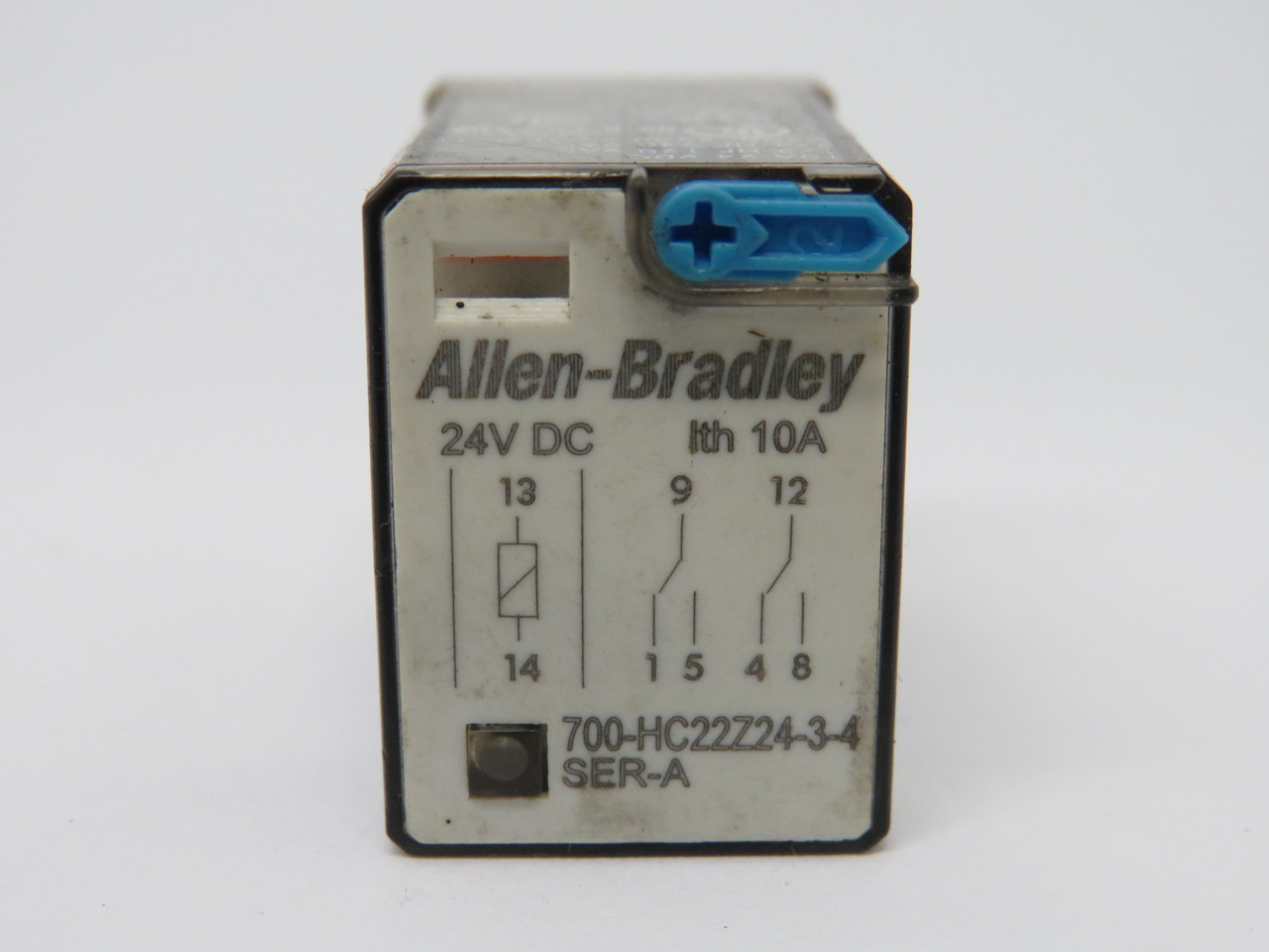 Allen-Bradley 700-HC22Z24-3-4 Series A Miniature Relay 24VDC 10A 8-Blade USED