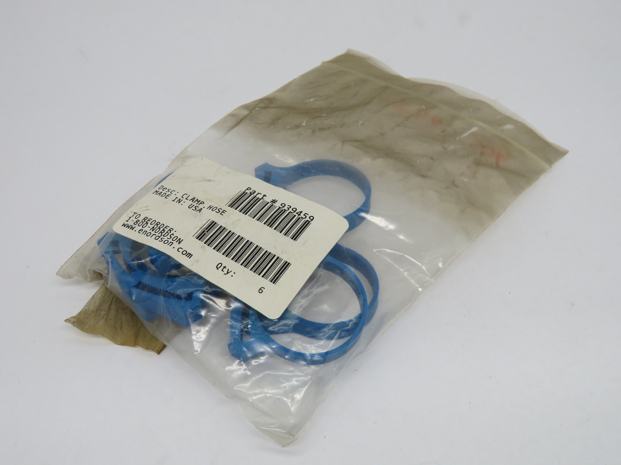 Nordson 939459 Hose Clamp for 3/4" Black Powder Tubing 6-Pack NWB