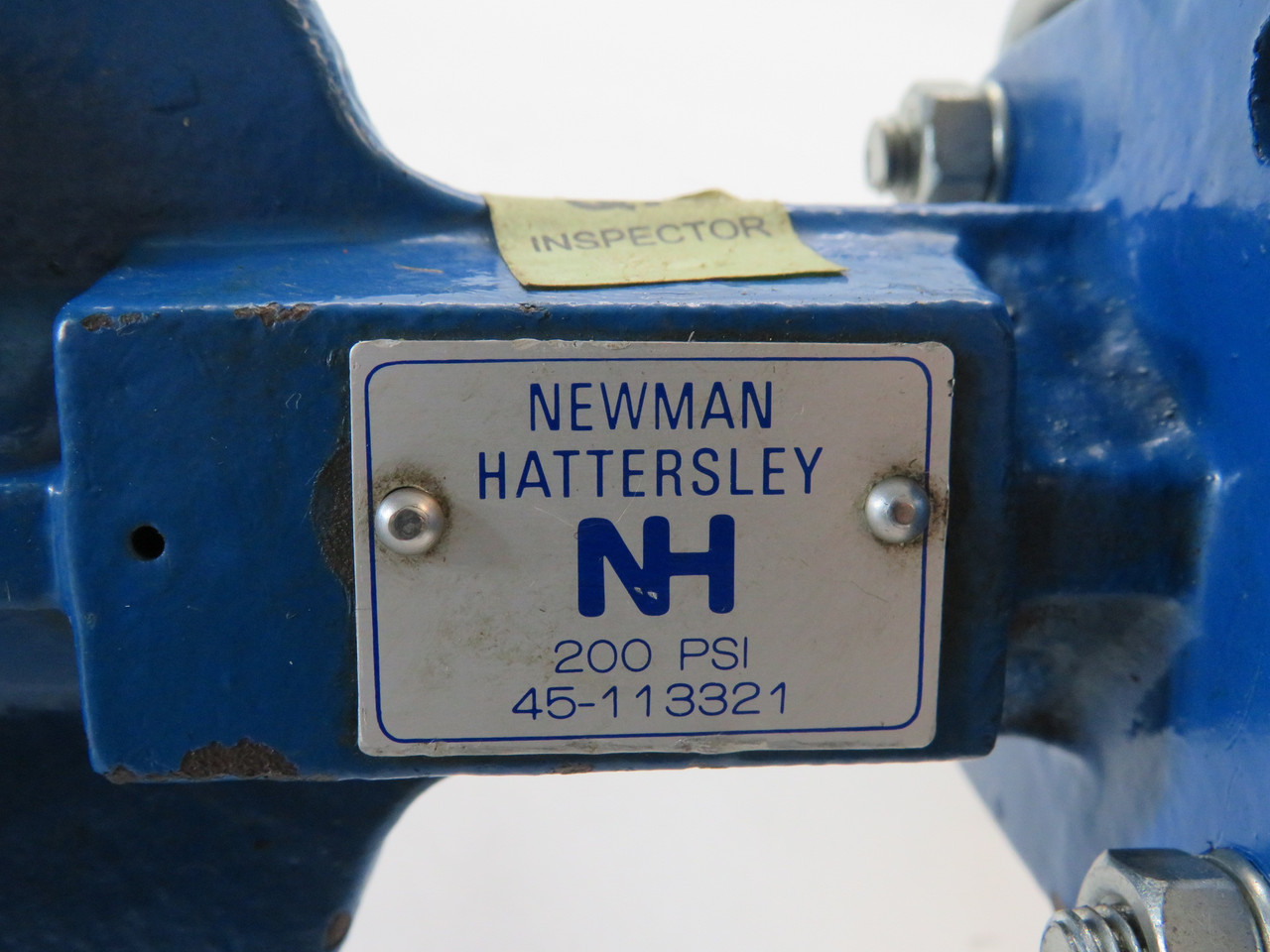 Newman Hattersley 45-113321 Wafer Butterfly Valve 2-1/2" 200 psi SHELF WEAR NOP