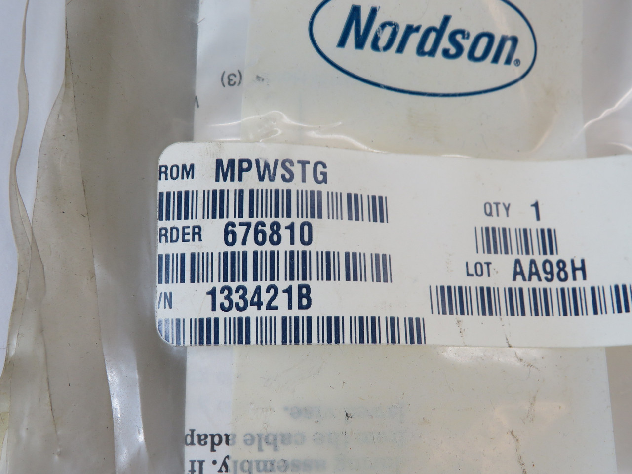 Nordson 133421B Resistor Kit w/ Cable Well for Automatic Gun BAG DAMAGE NWB