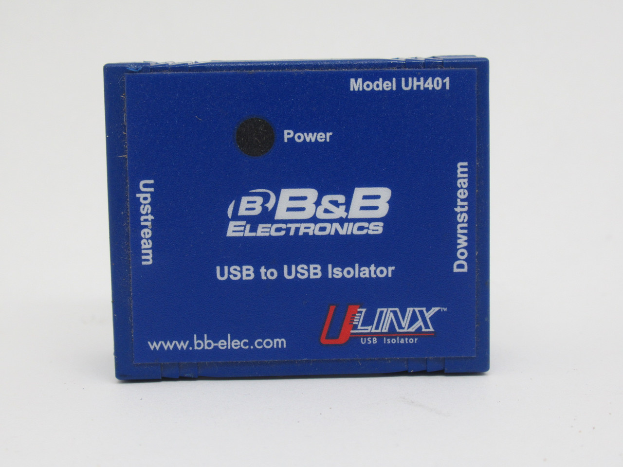 B&B Electronics UH401 USB to USB Isolator 5V 100mA Output 5V 500mA Input USED