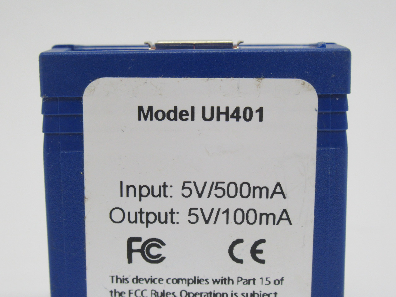 B&B Electronics UH401 USB to USB Isolator 5V 100mA Output 5V 500mA Input USED