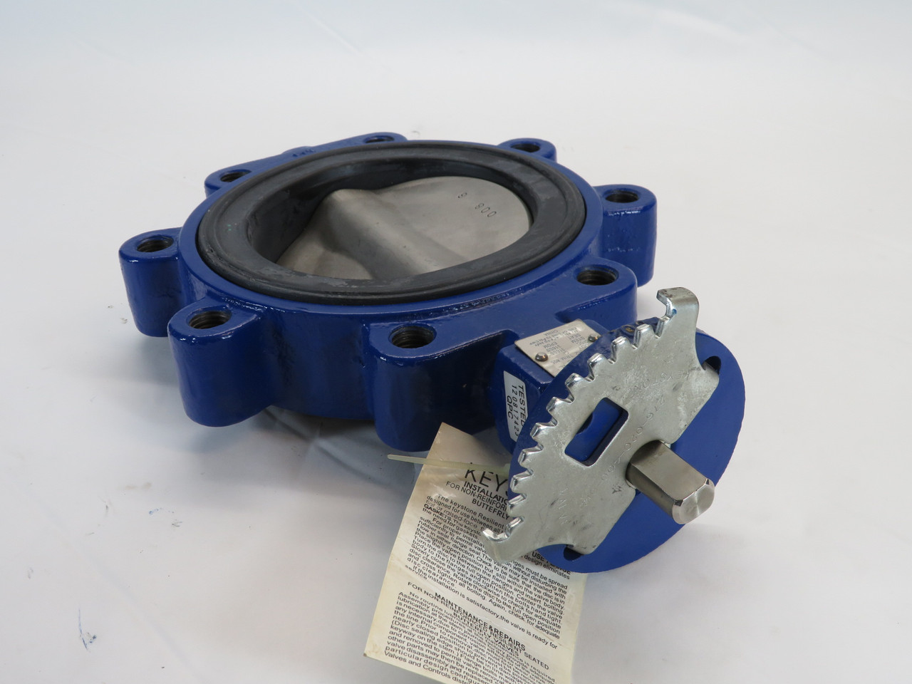 Keystone AR2 Lug-Style Butterfly Valve 6" 805 Trim CI Body 316SS Disc & Stem NOP