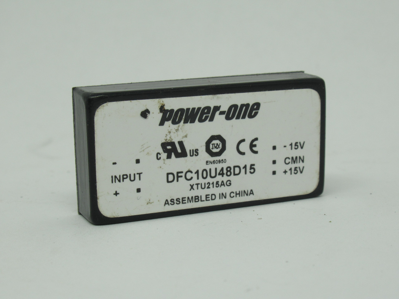 Power-One DFC10U48D15 Dual Output DC/DC Converter 18-72VDC In +/-15V Out USED