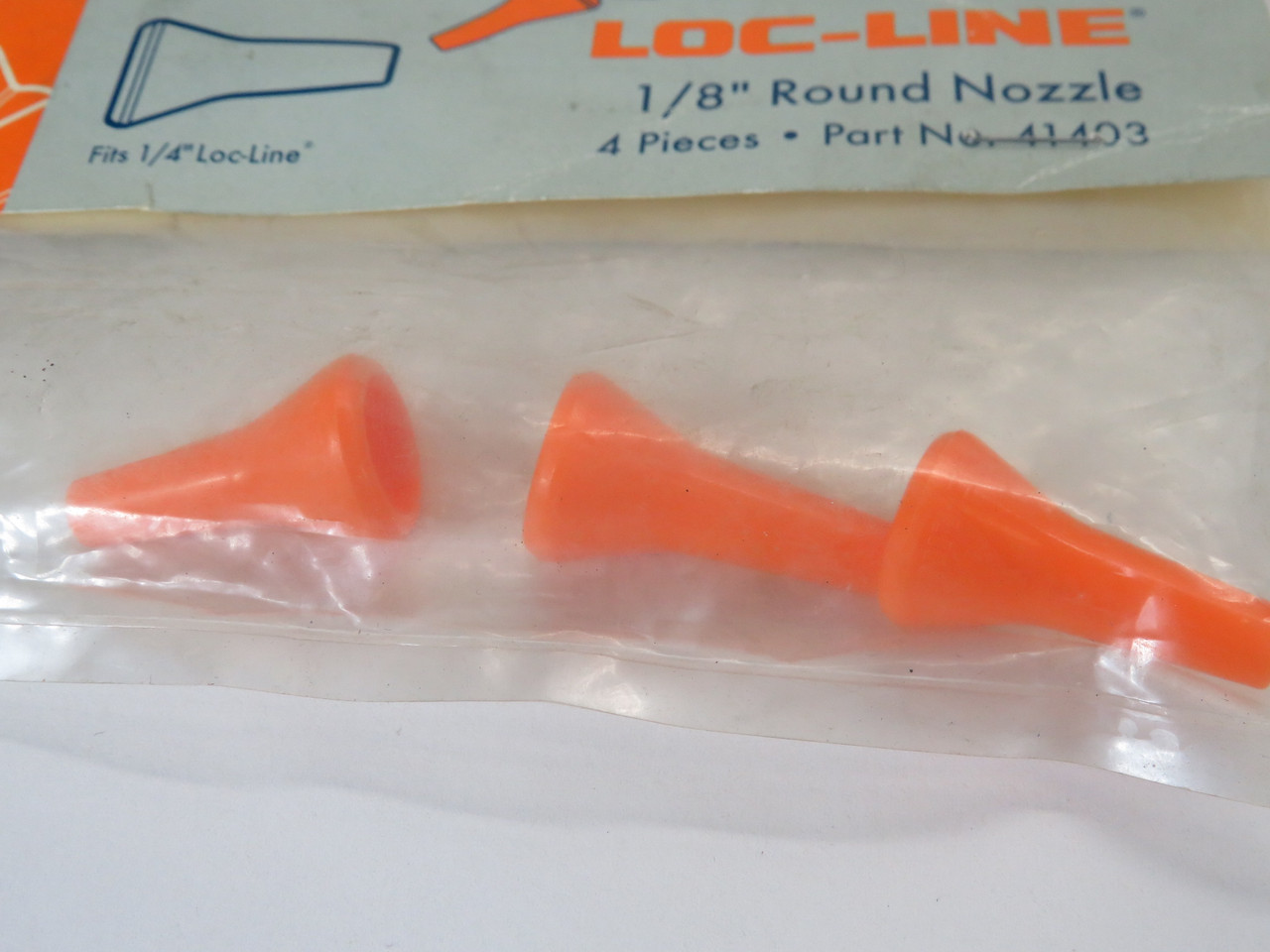 Loc-Line 41403 Round Nozzle 1/8" for 1/4" System Lot of 3 NWB