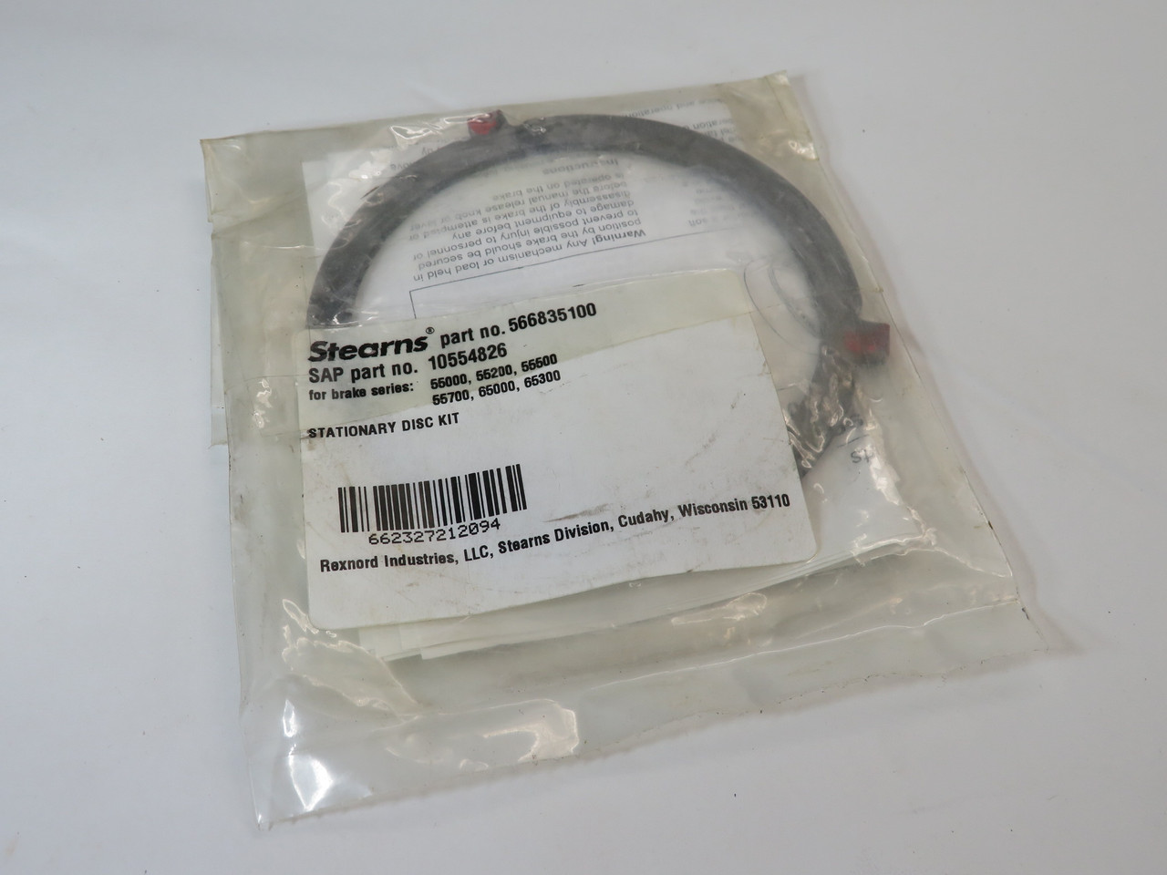 Stearns 5-66-8351-00 Brake Stationary Disc Kit NWB