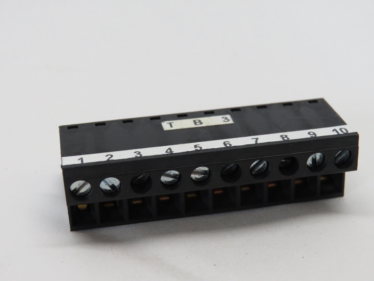 Phoenix Contact FRONT-MSTB2.5/10-ST Black PC Board Connector 10-Position USED