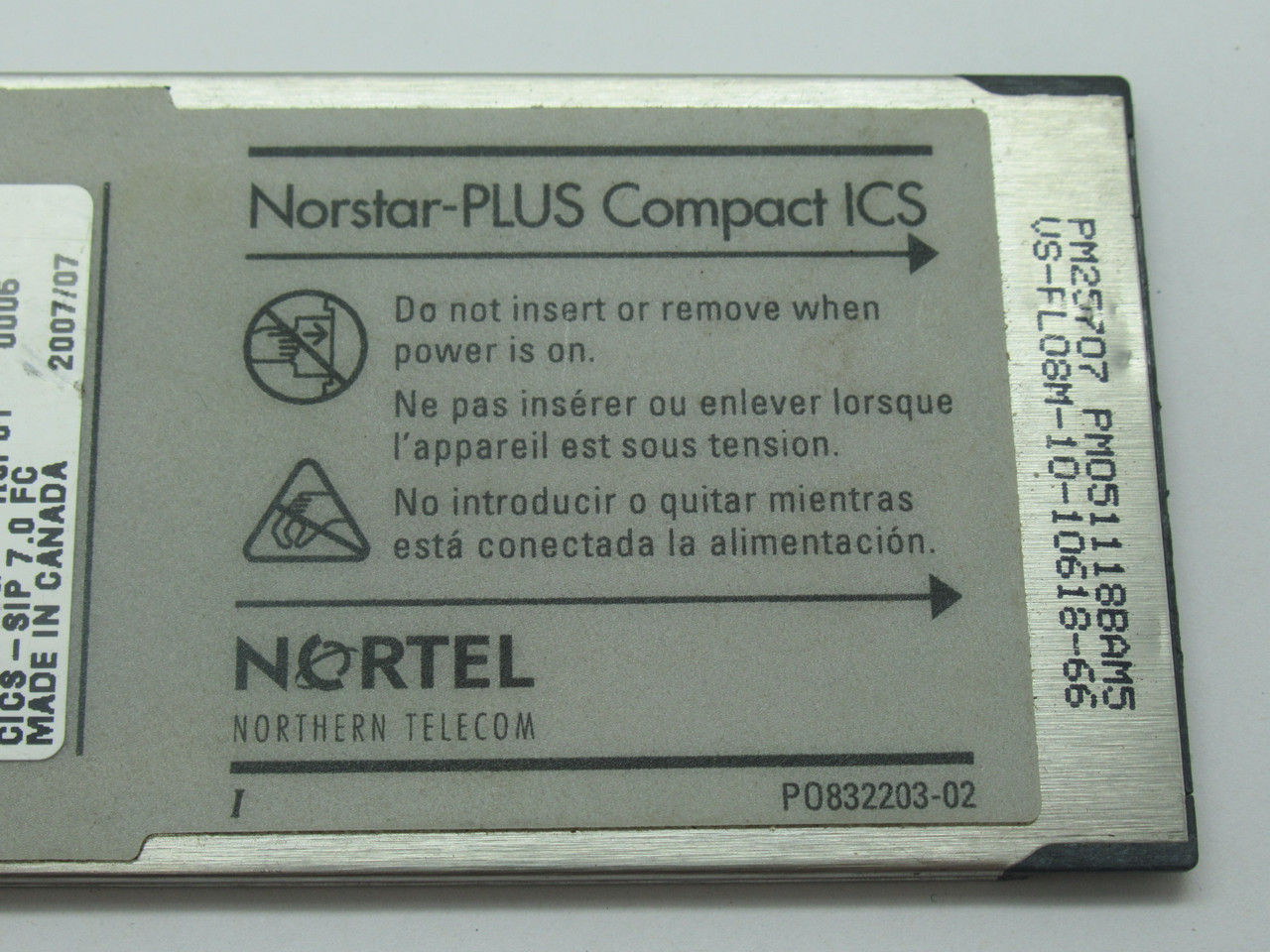 Nortel NT7B66DG Norstar-Plus Compact ICS USED