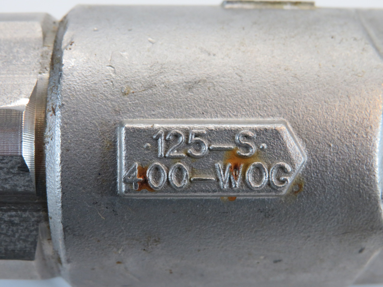 Conbraco 62-105-01 Ball Cone Check Valve 1" 316SS 125-S 400 WOG SHELF WEAR NOP