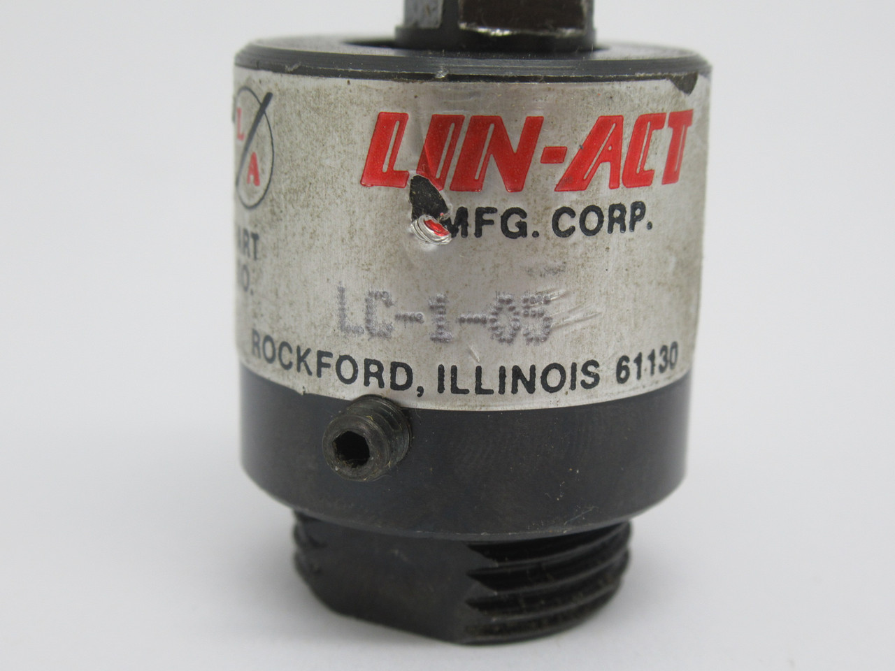 Lin-Act LC-1-05 Self Aligning Rod End Coupler 5/16" USED