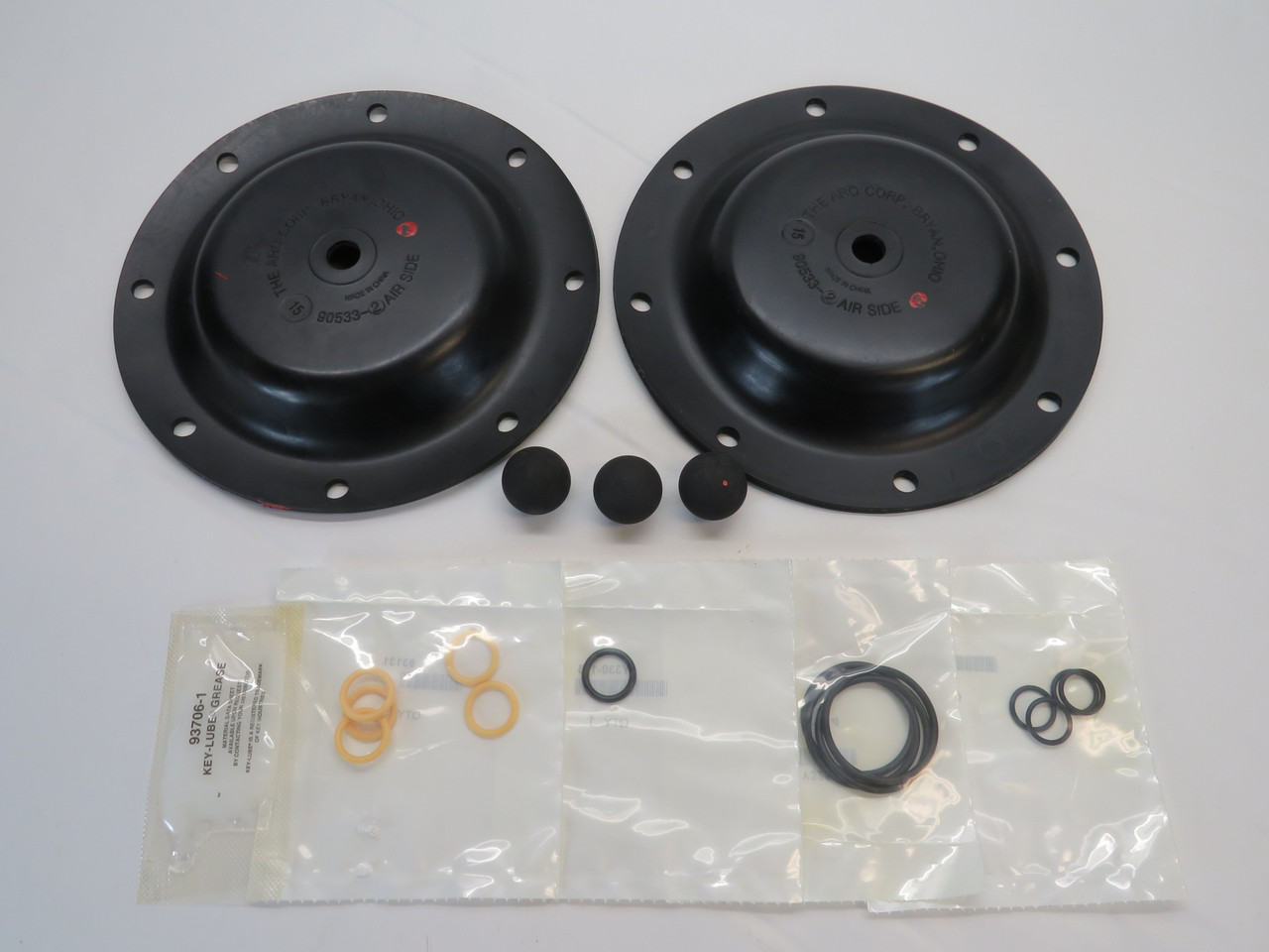 ARO 637119-22-C Diaphragm Pump Repair Kit MISSING 1 CHECK BALL NWB