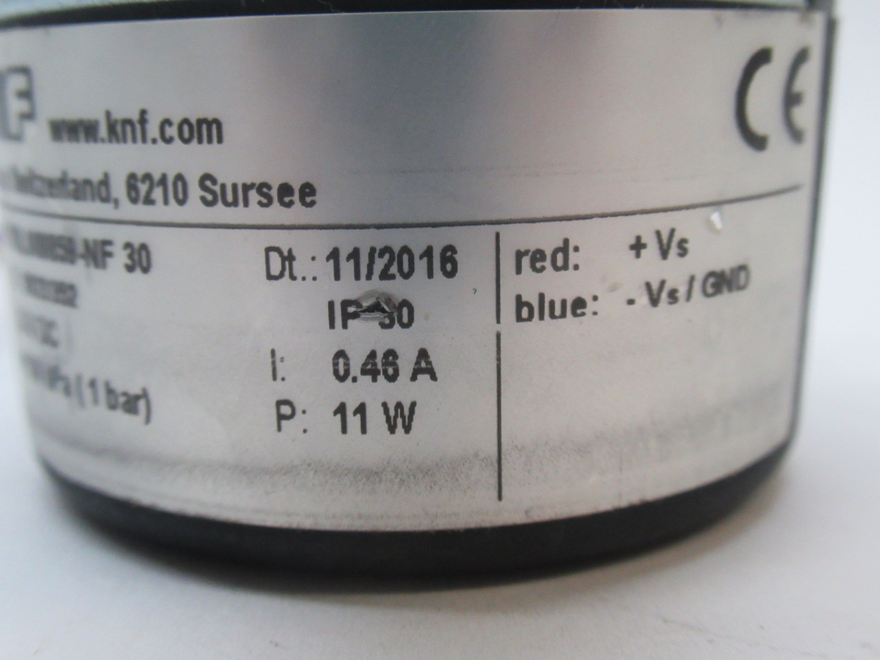 KNF PML009859-NF30 Diaphragm Liquid Pump 24VDC 11W +100kPa 1bar 0.46A NOP