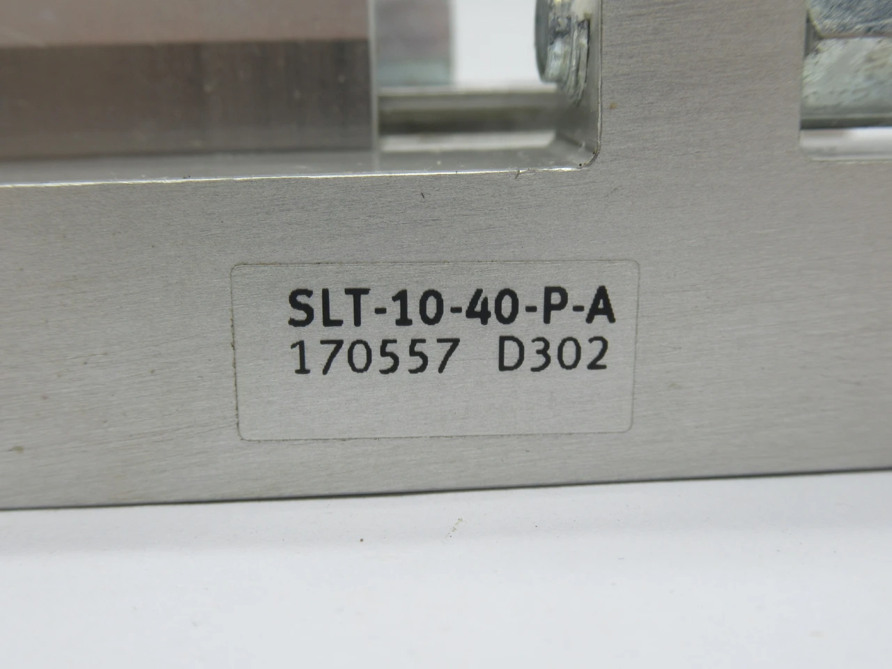 Festo 170557 SLT-10-40-P-A Pneumatic Mini Slide 40mm Stroke 10mm Bore USED