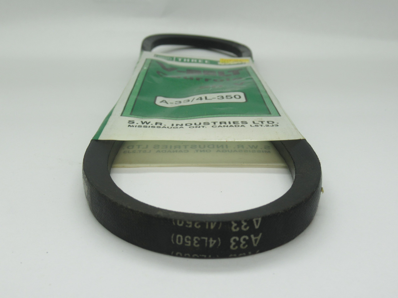 S.W.R Industries Ltd. A-33/4L-350 Three-Five V-Belt 33" L x 1/2" W x 5/16"T NEW
