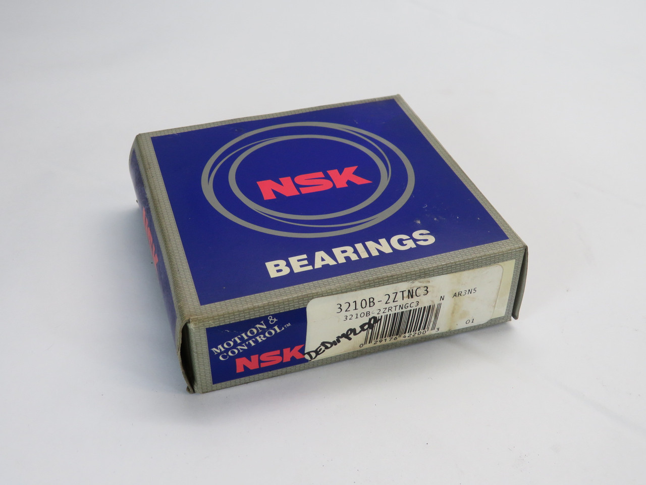 NSK 3210B-2ZTNC3 Angular Contact Ball Bearing 90mm OD 50mm ID 30.2mm W NEW