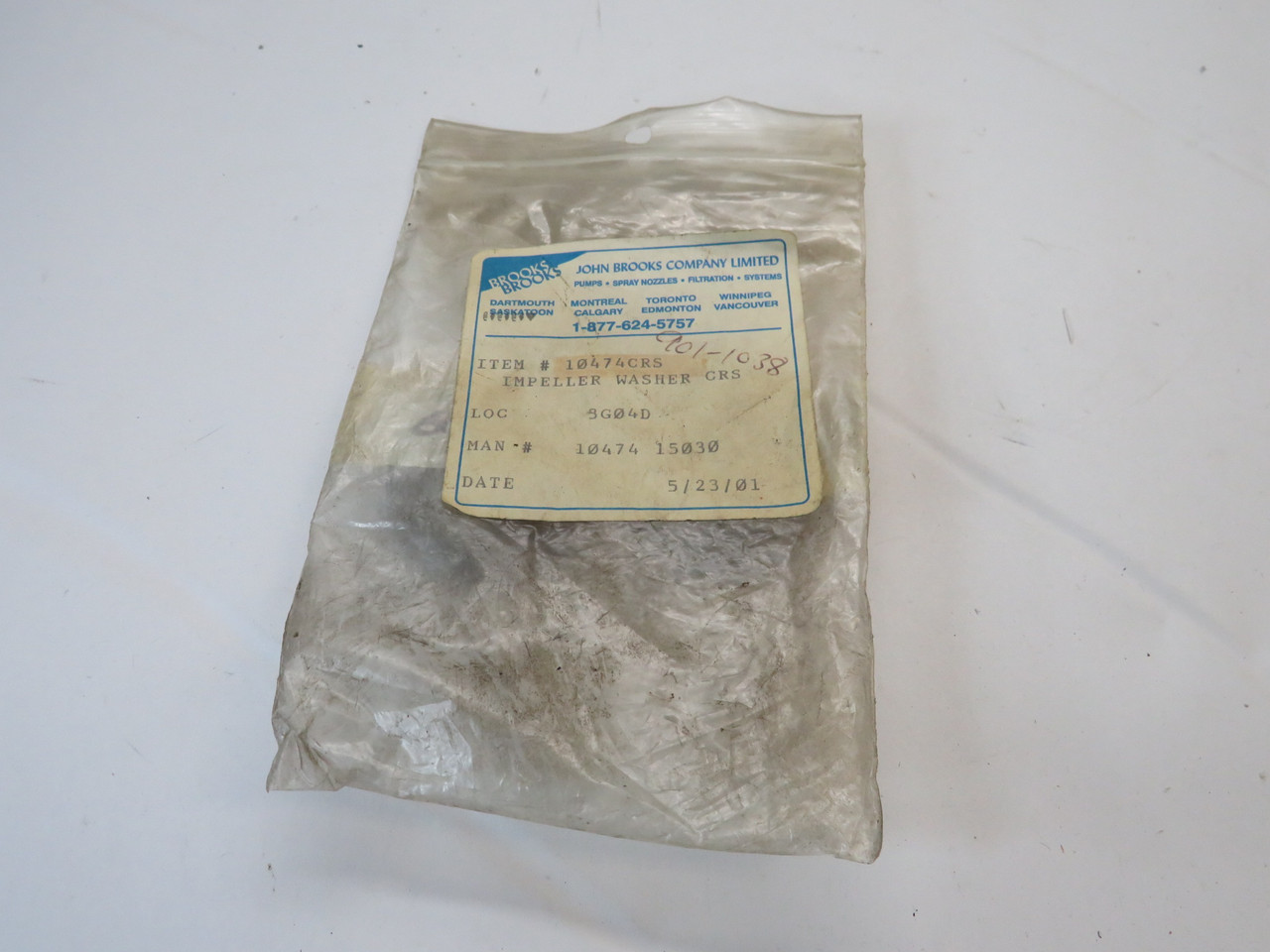 Gorman-Rupp 10474-15030 Impeller Washer Lot of 2 SHELF WEAR NWB