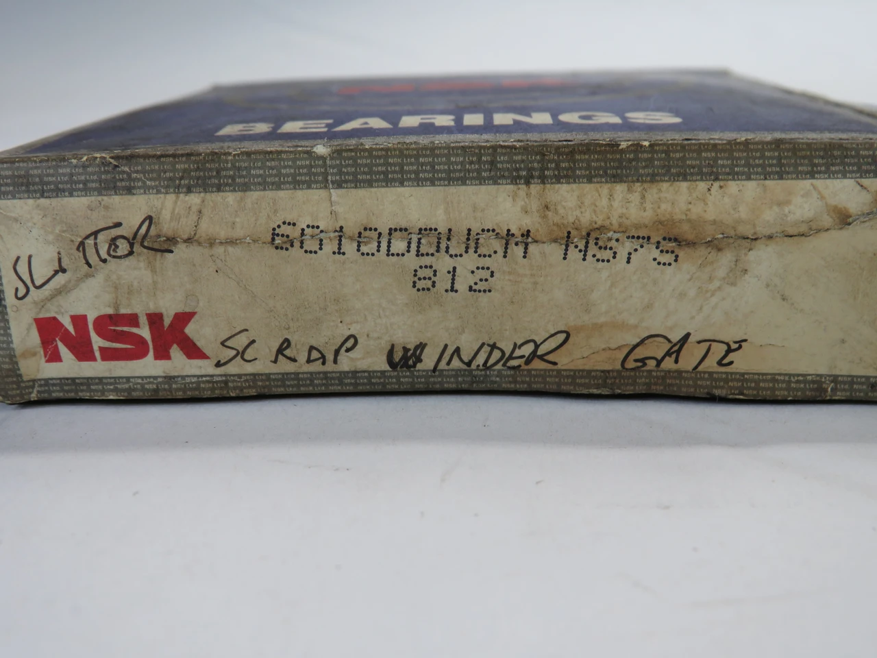 NSK 6010DDUCM Deep Groove Ball Bearing 80mm OD 50mm ID 16mm W SHELF WEAR NEW