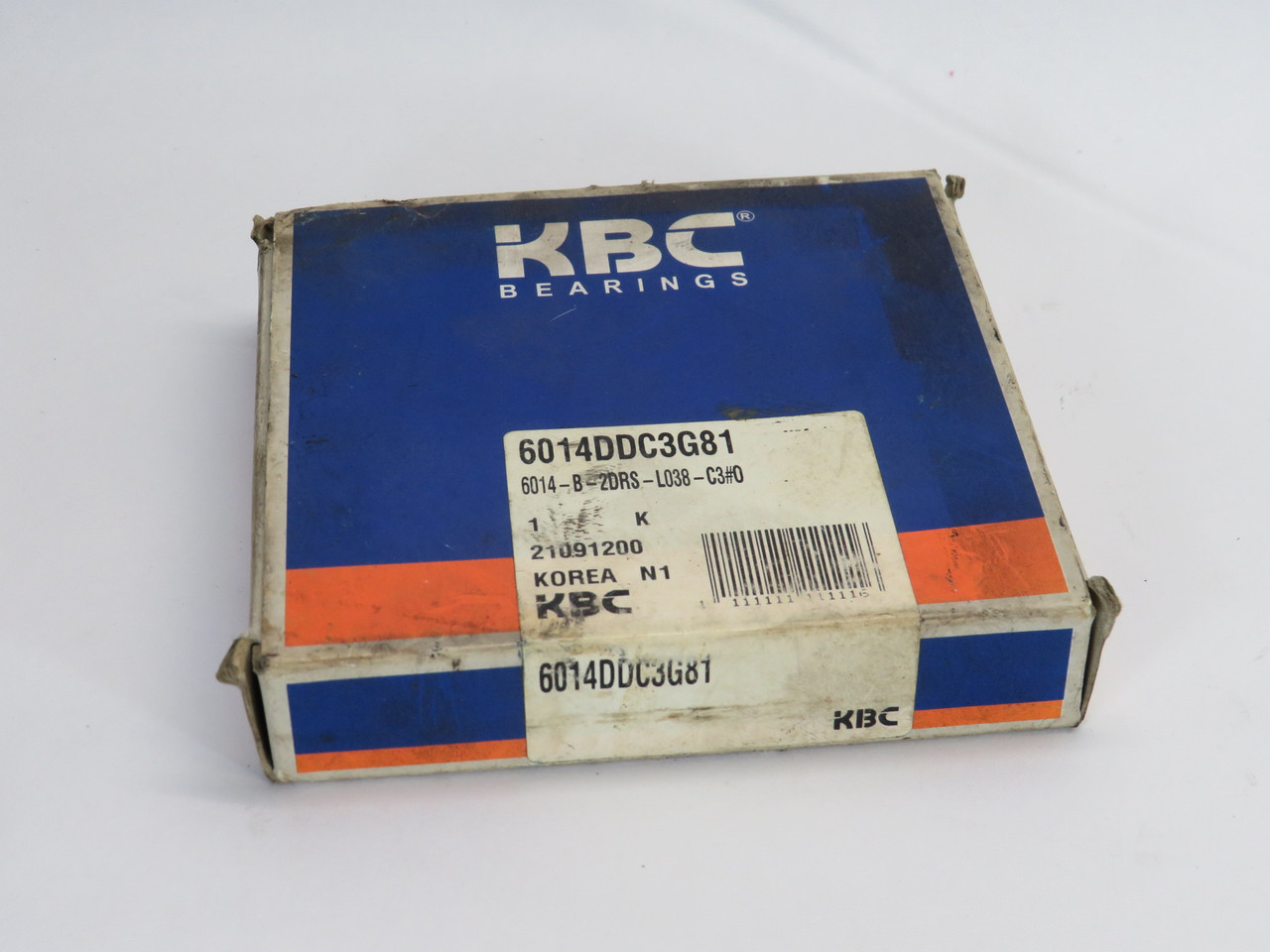 KBC 6014DDC3G81 Deep Groove Ball Bearing 110mm OD 70mm ID 20mm W NEW