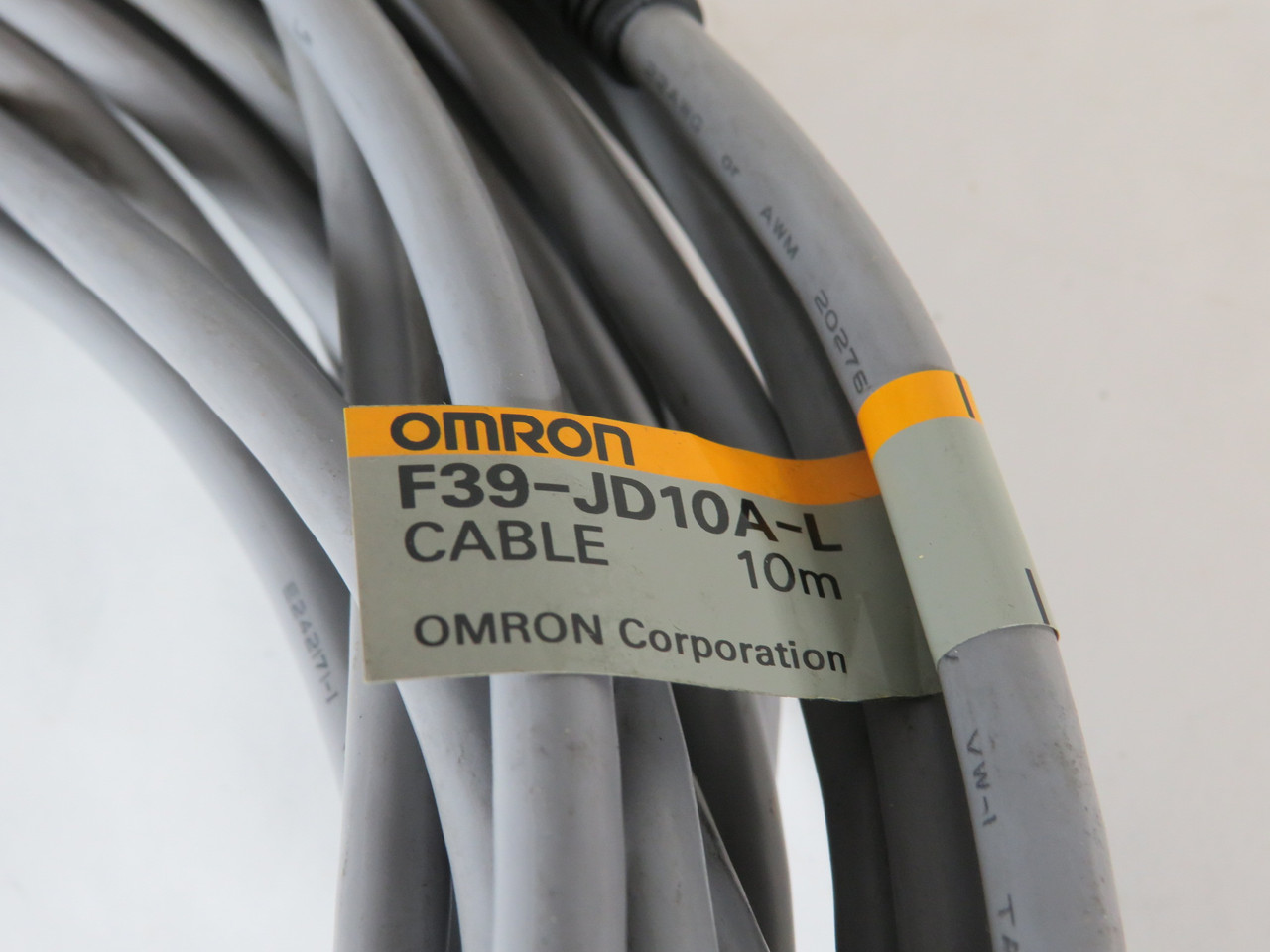 Omron F39-JD10A-L Single Ended Cordset M12 8 Pin 10m USED