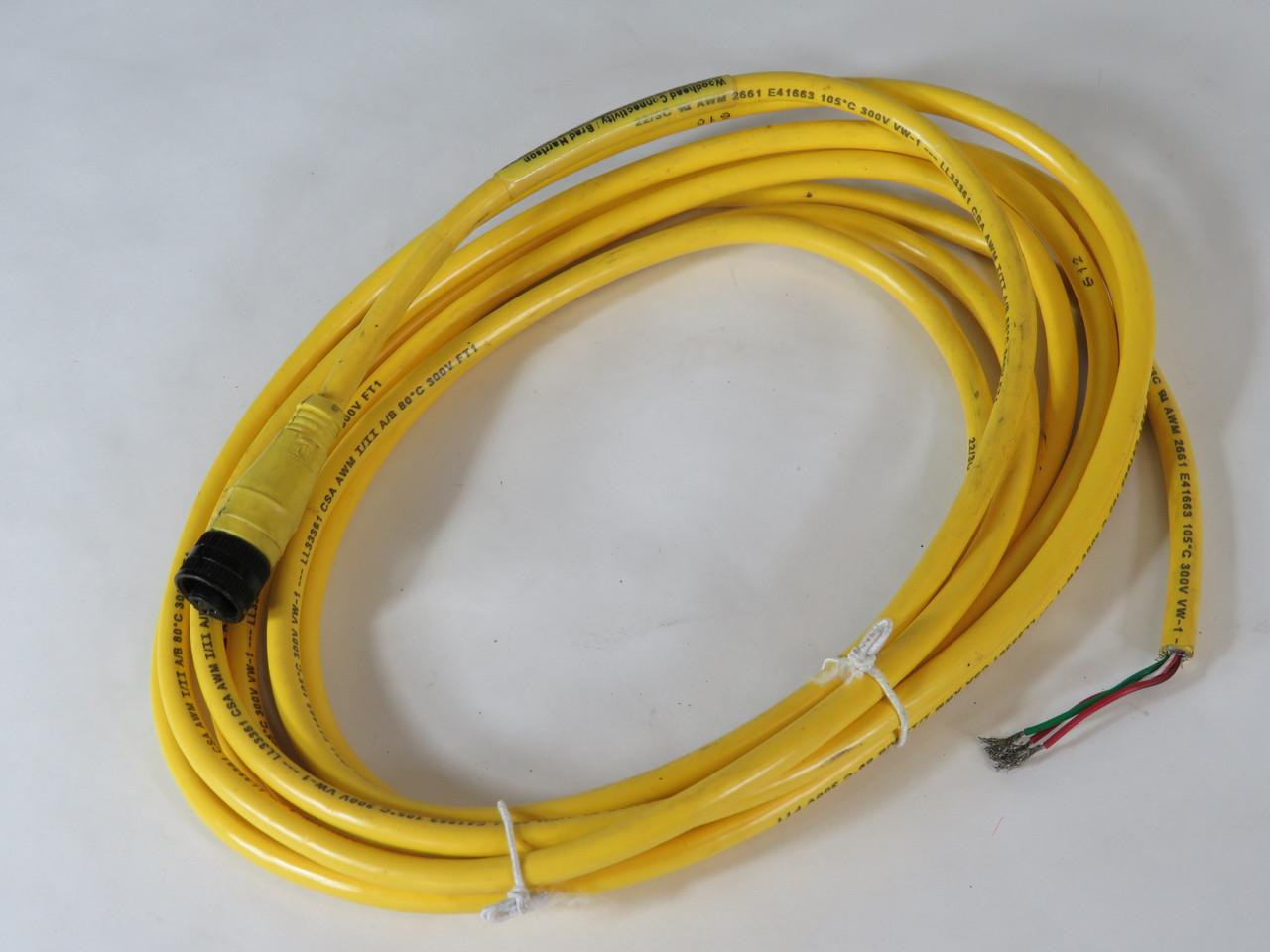 Brad Harrison 703000D02F120 Micro-Change Cordset 4A 250V 3P 12' SHELF WEAR NOP