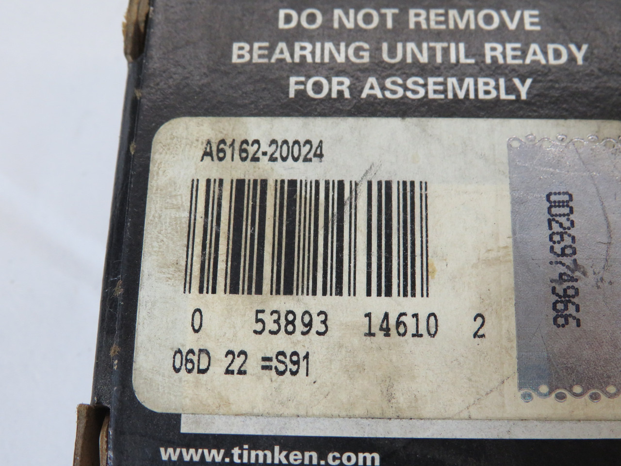 Timken A6162-20024 Tapered Roller Bearing Cup 1.625" OD 0.3437" W NEW