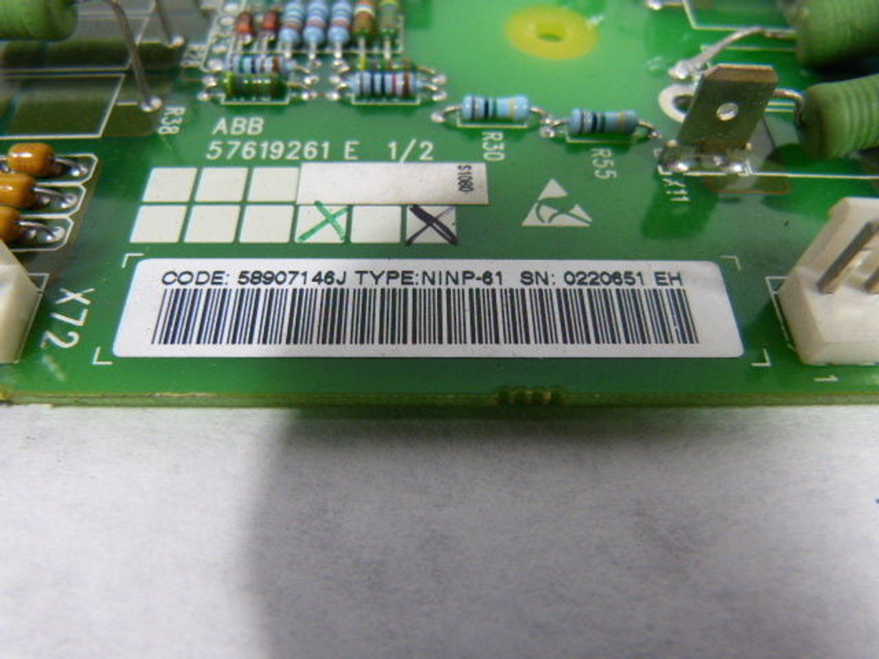 ABB NINP-61 Input Protection Card USED