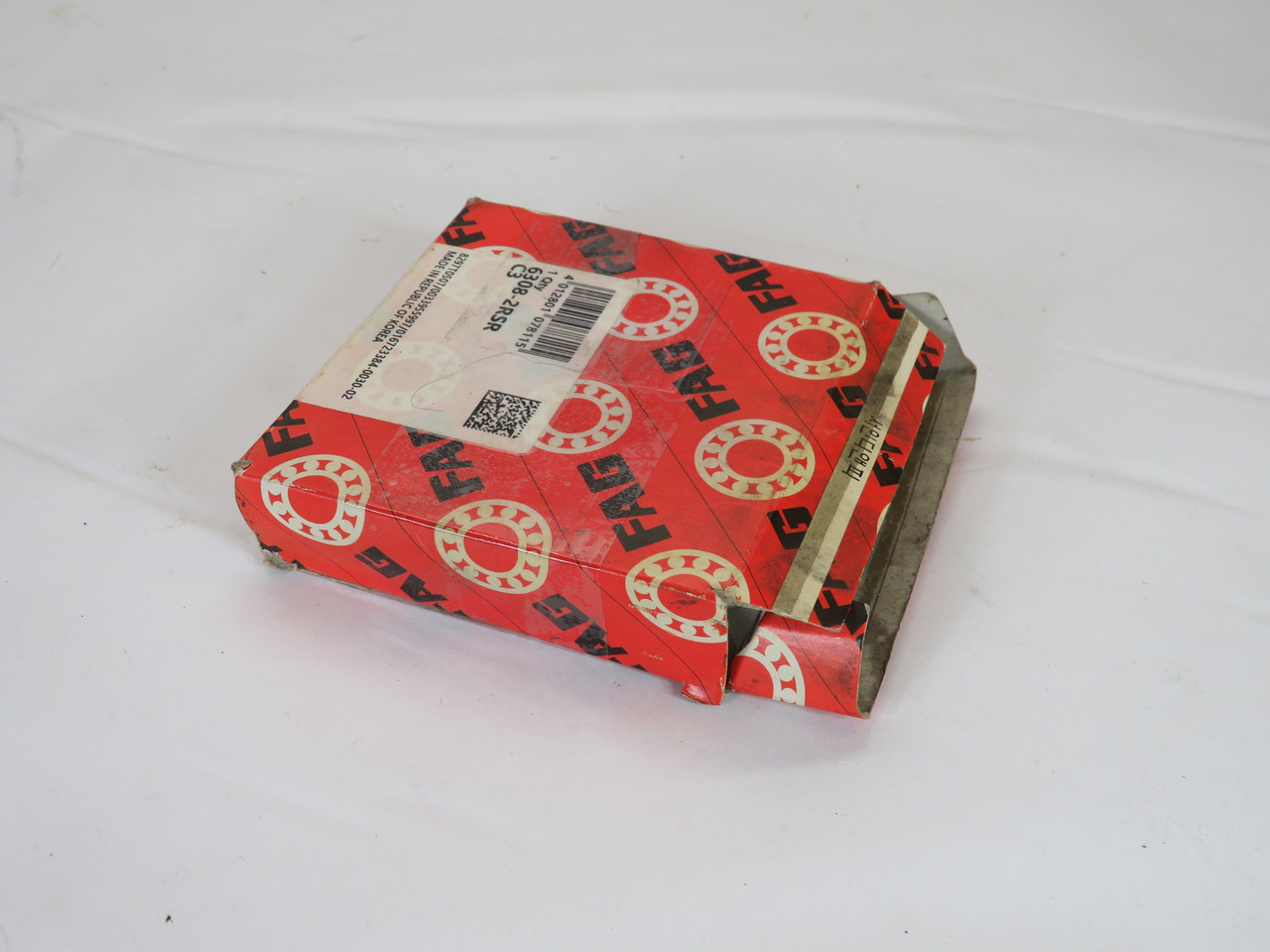 FAG 6308-2RSR-C3 Deep Groove Ball Bearing 90mm OD 40mm ID 23mm W BOX DAMAGE NEW