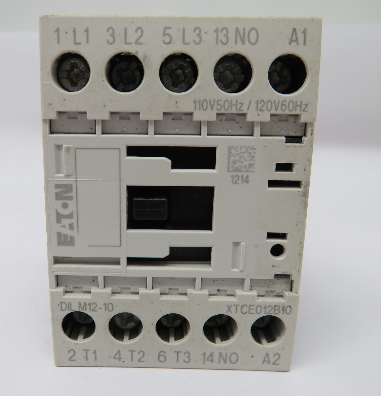 Eaton XTCE012B10A DILM12-10 Contactor 110/120V 50/60Hz USED