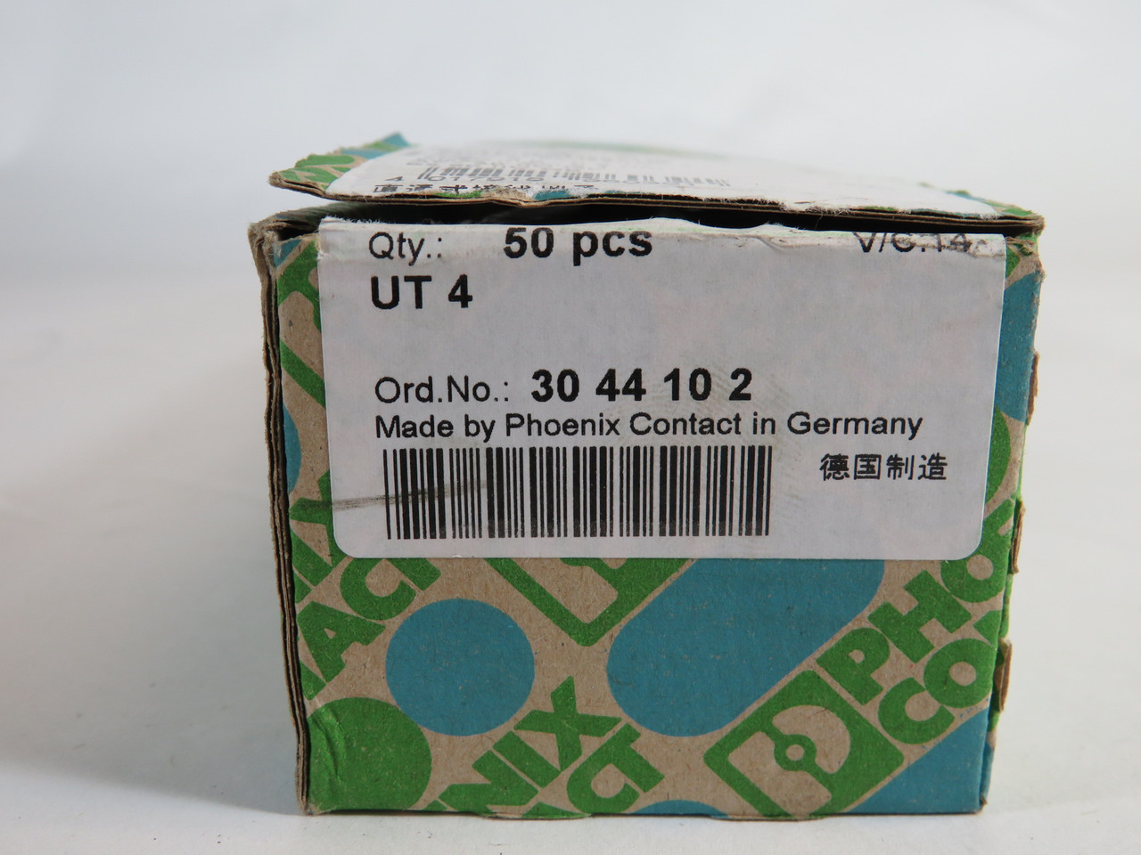 Phoenix Contact UT-4 3044102 Grey Terminal Block BOX DAMAGE 50-Pack NEW