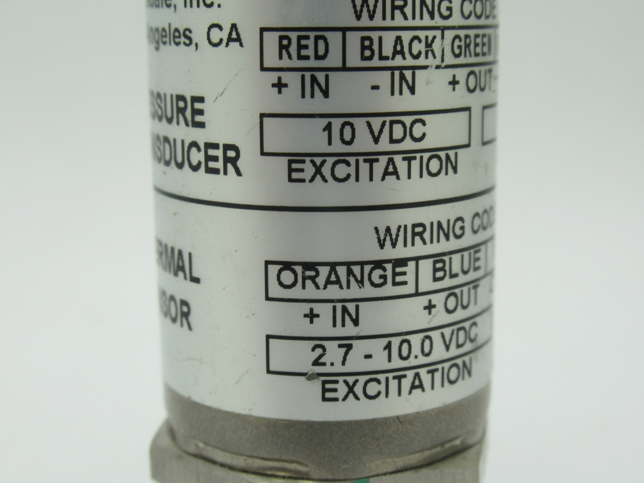 Barksdale 422H2-03-A-Q31 Pressure Transducer 100mV Output 0-50PSIA Range USED