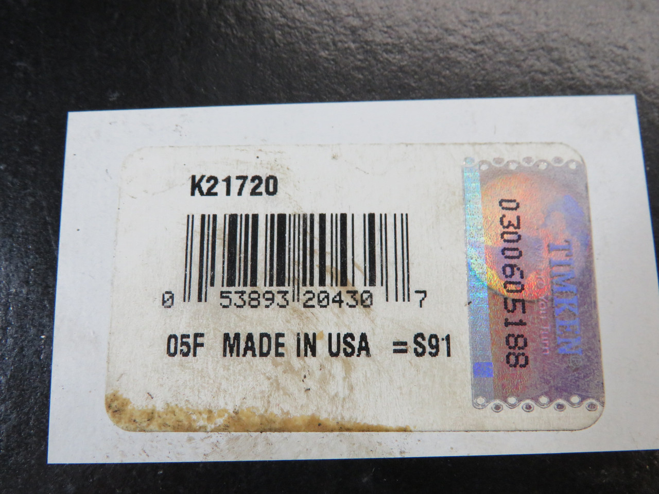 Timken K21720 Bearing Cup Shim 5-1/4" OD 4.28" ID 0.02" Thick 10-Pack NEW