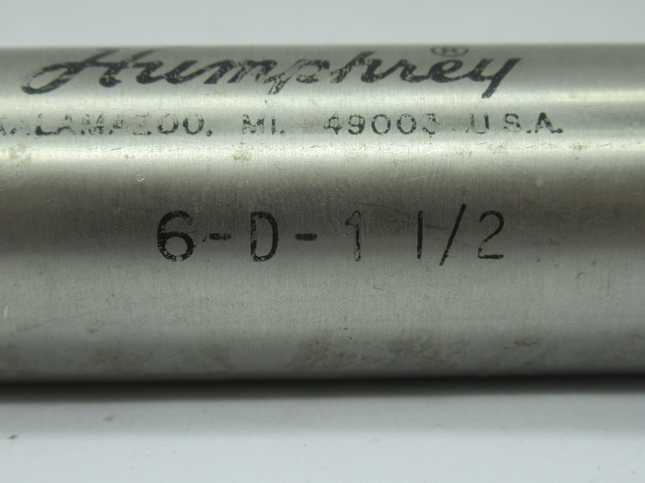 Humphrey 6-D-1-1/2 Double Acting Air Cylinder 1-1/16" Bore 1-1/2" Stroke USED