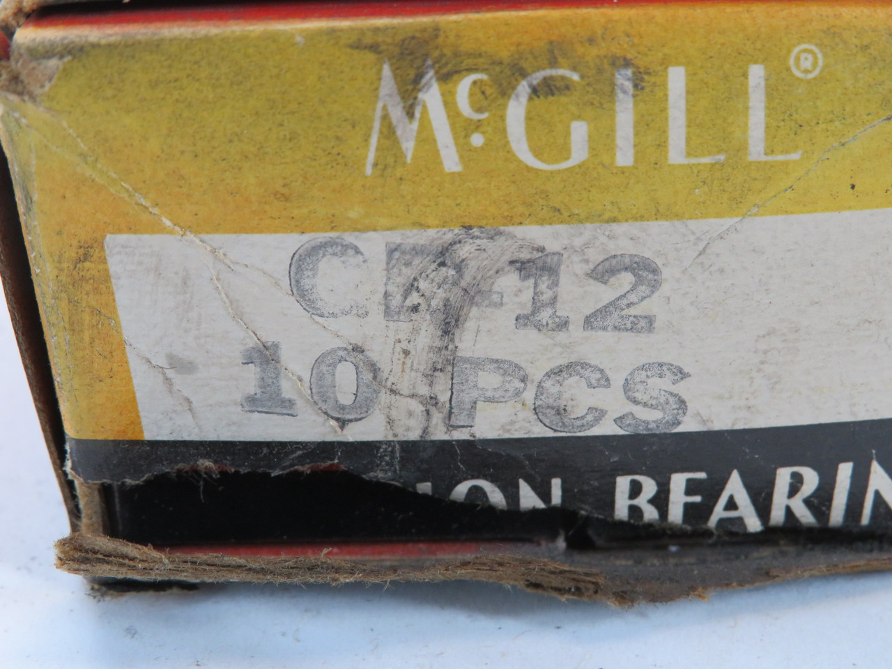 McGill GR-12 Needle Roller Bearing 1-1/4" OD 3/4" ID 1" W 10-Pack BOX DAMAGE NEW