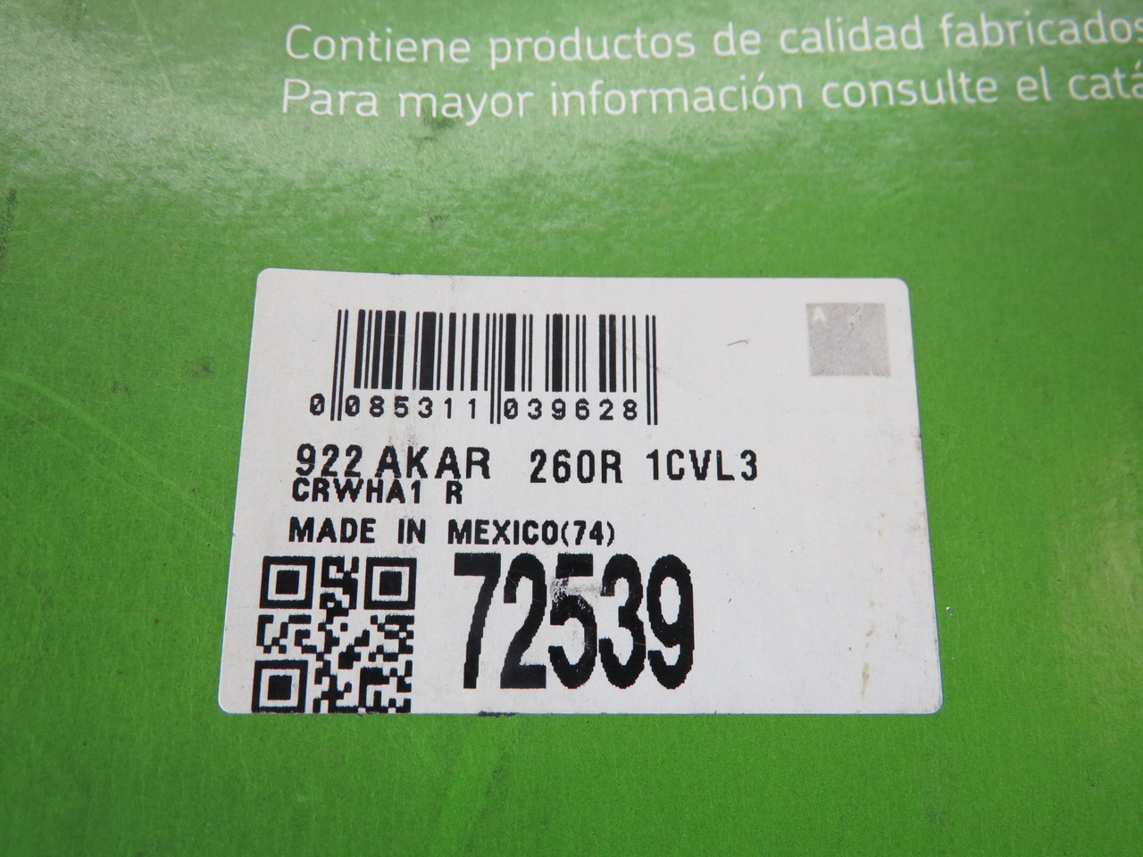 SKF 72539 Oil Seal 7-1/4" x 8-3/4" x 5/8" BOX WEAR NEW