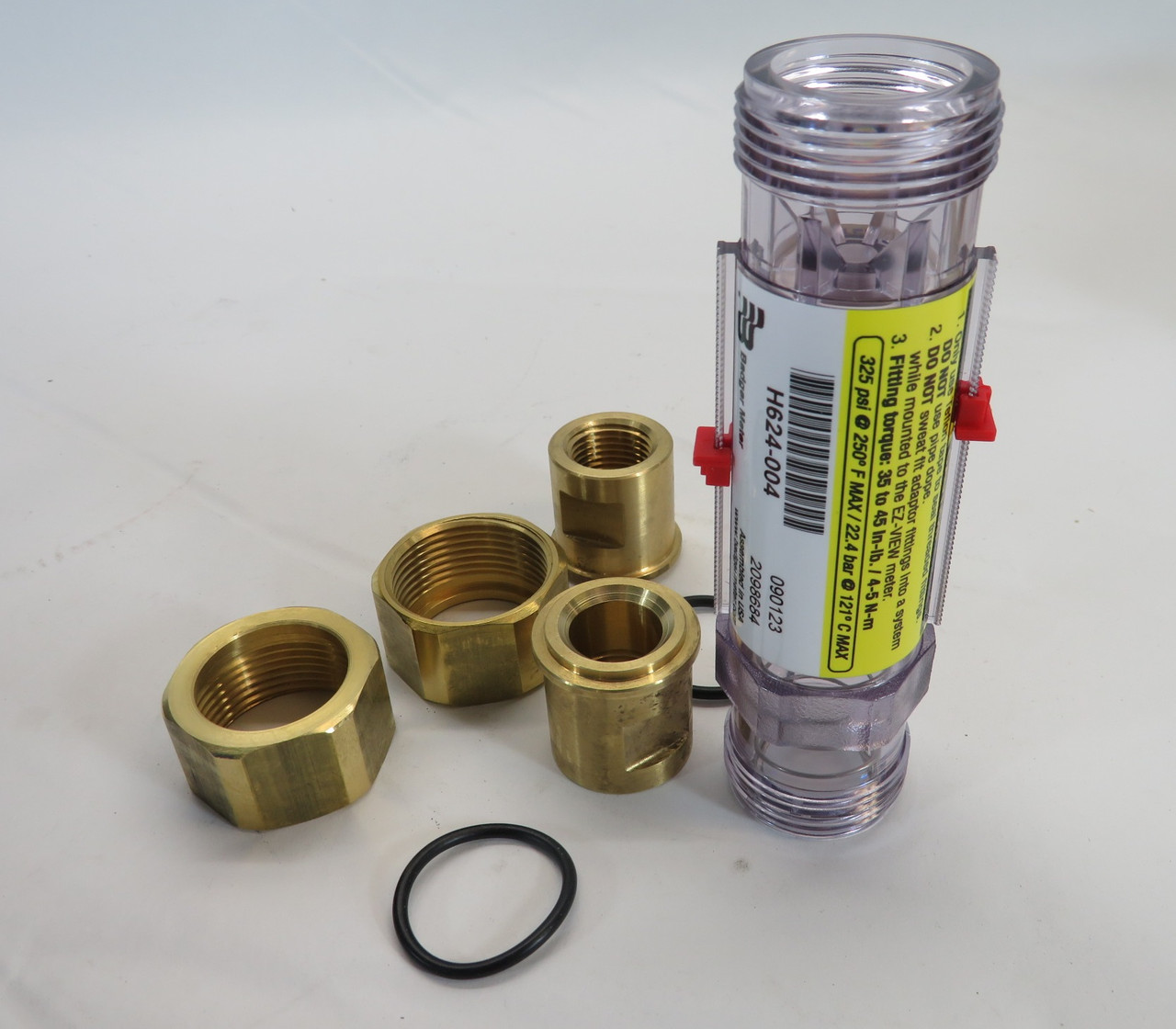 Hedland H624-004 Badger EZ View Variable Flow Meter .5-4gpm H2O 1/2" NPT NEW