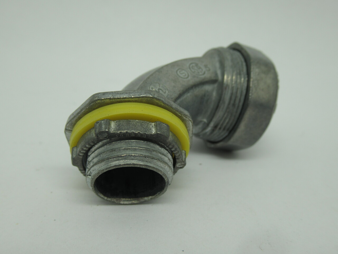 Generic Liquid-Tight Flexible Metal Conduit Adapter 90-Degree 1/2 NPT NOP