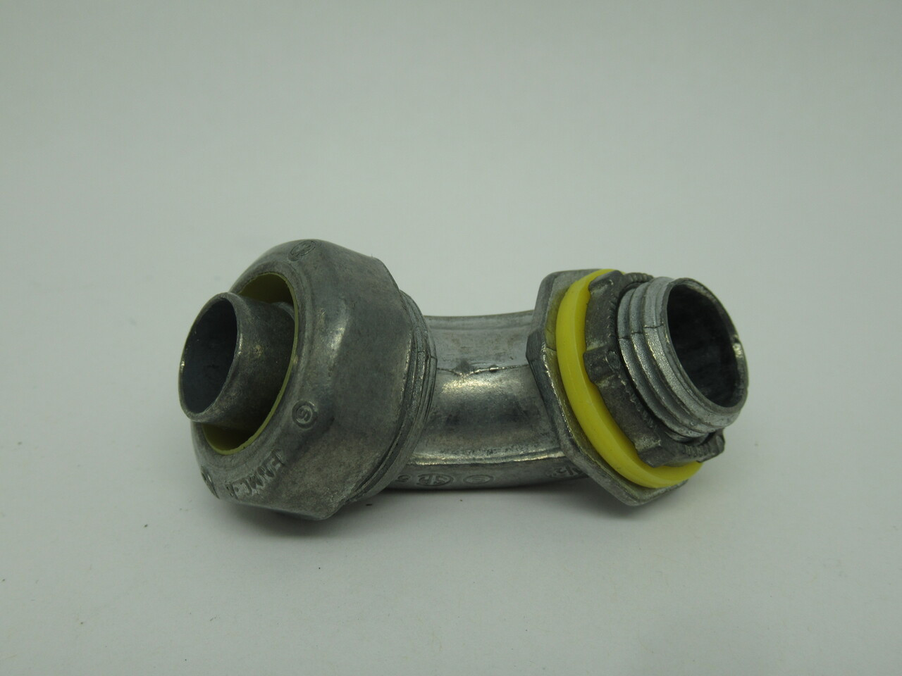 Generic Liquid-Tight Flexible Metal Conduit Adapter 90-Degree 1/2 NPT NOP