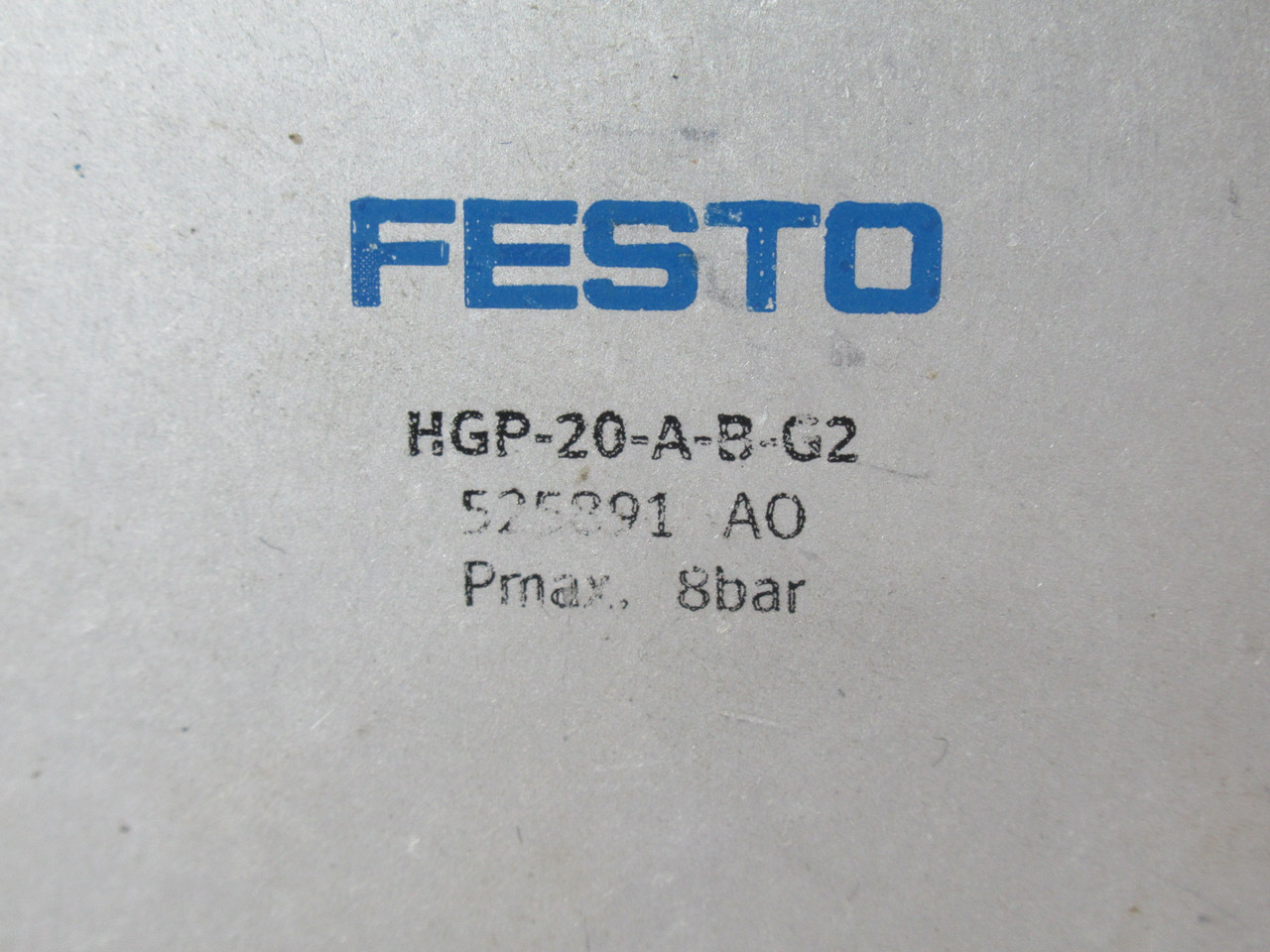 Festo 525891 HGP-20-A-B-G2 Parallel Gripper Size 20 6.5mm Stroke 8bar USED