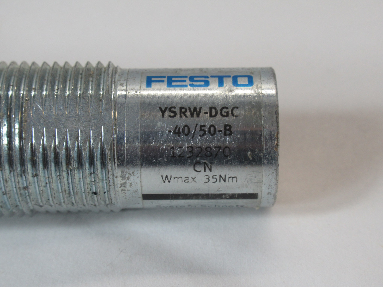 Festo 1232870 YSRW-DGC-40/50-B Shock Absorber Size 40/50 USED