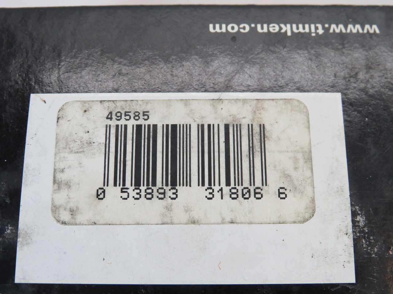 Timken 49585 Tapered Roller Bearing Cone 2" Bore 1.25" W NEW