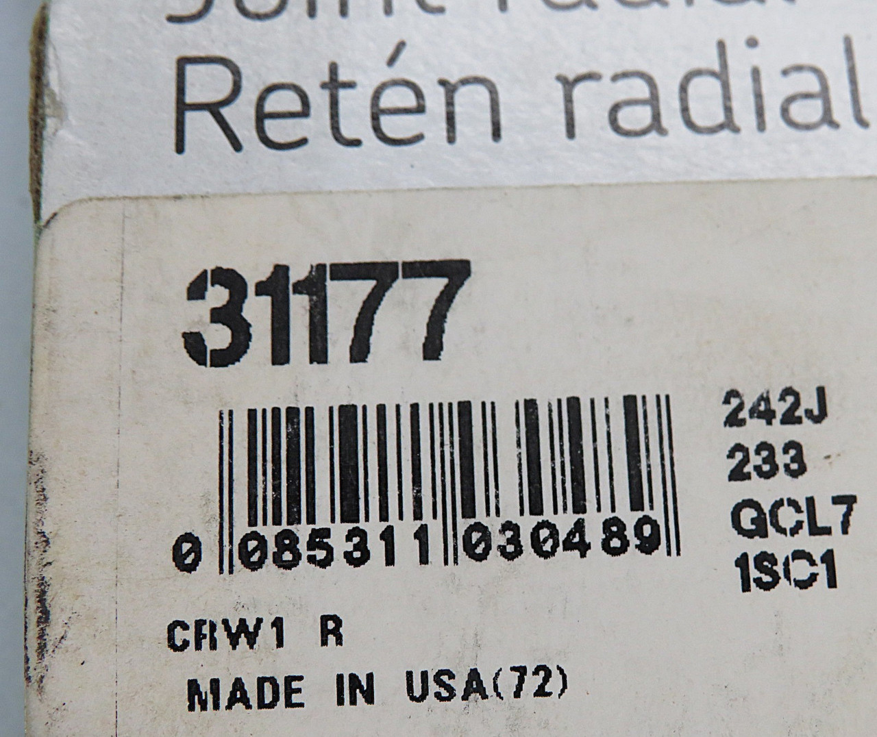 SKF 31177 Nitrile Oil Seal 3-1/8" x 4-1/8" x 3/8" BOX WEAR NEW