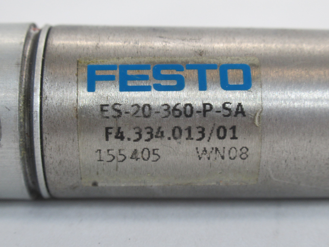 Festo 155405 ES-20-360-P-SA-F4.334.013/01 Pneumatic Cylinder 20mm B 360mm S USED