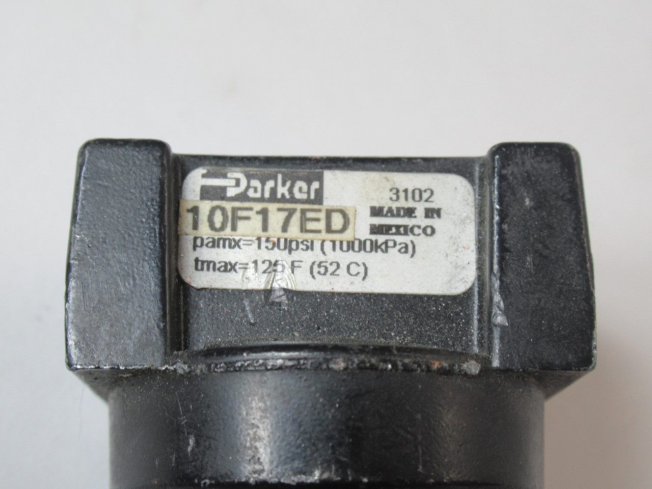 Parker 10F17ED Coalescing Filter 1/4" NPT 150psi 1000kPa USED