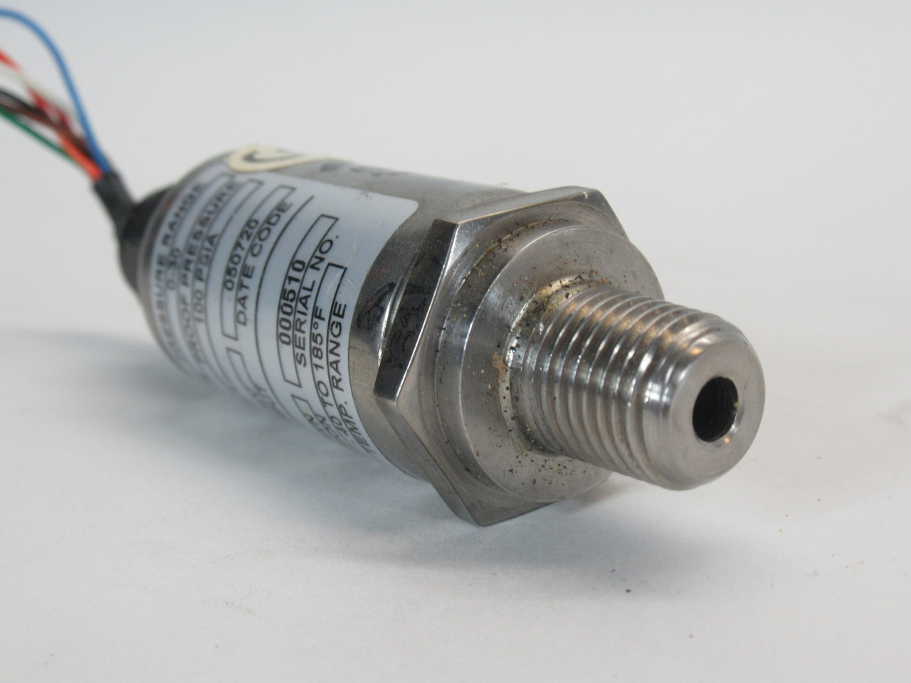 Barksdale 422H2-21-A-Q31 Pressure Transducer 100mV Output 0-30PSIA USED