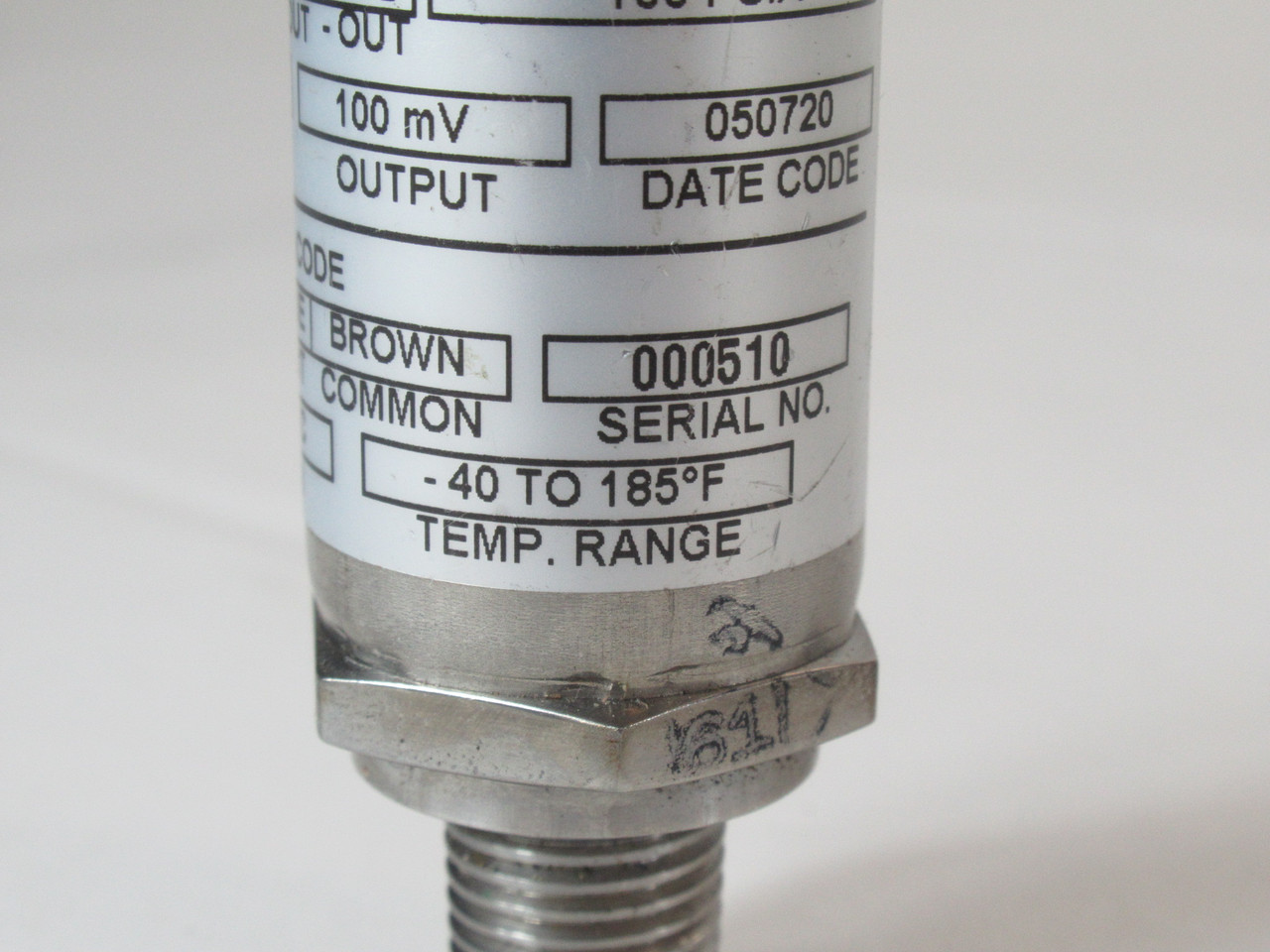 Barksdale 422H2-21-A-Q31 Pressure Transducer 100mV Output 0-30PSIA USED