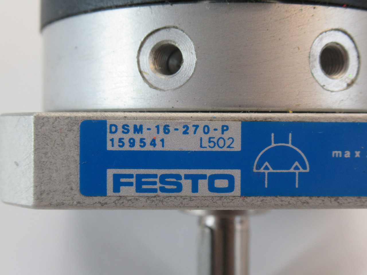 Festo 159541 DSM-16-270-P Swivel Module w/ Cover Cap Size 16 0-270Deg USED